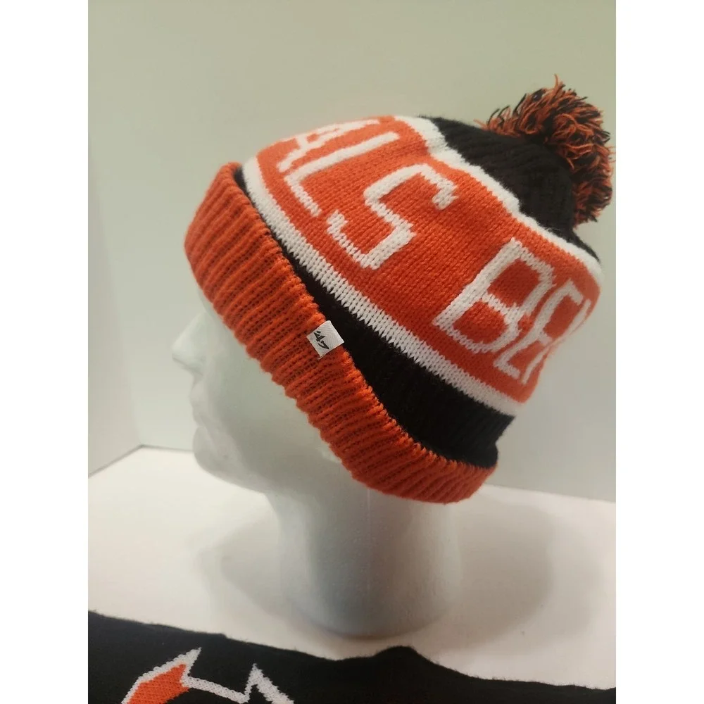 Cincinnati Bengals Knitted Hat And Scarf Set